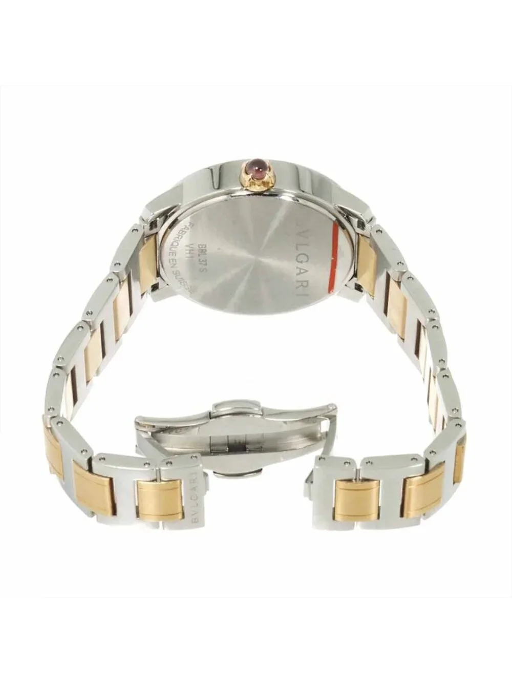 Bvlgari Watch PG Pink Gold Date White Automatic Winding